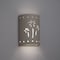 Luxury Lighting Jaken 13in. High Ceramic Outdoor Wall Light, Cottonwood 102-22B CW u/d 7-17 - alternate 1